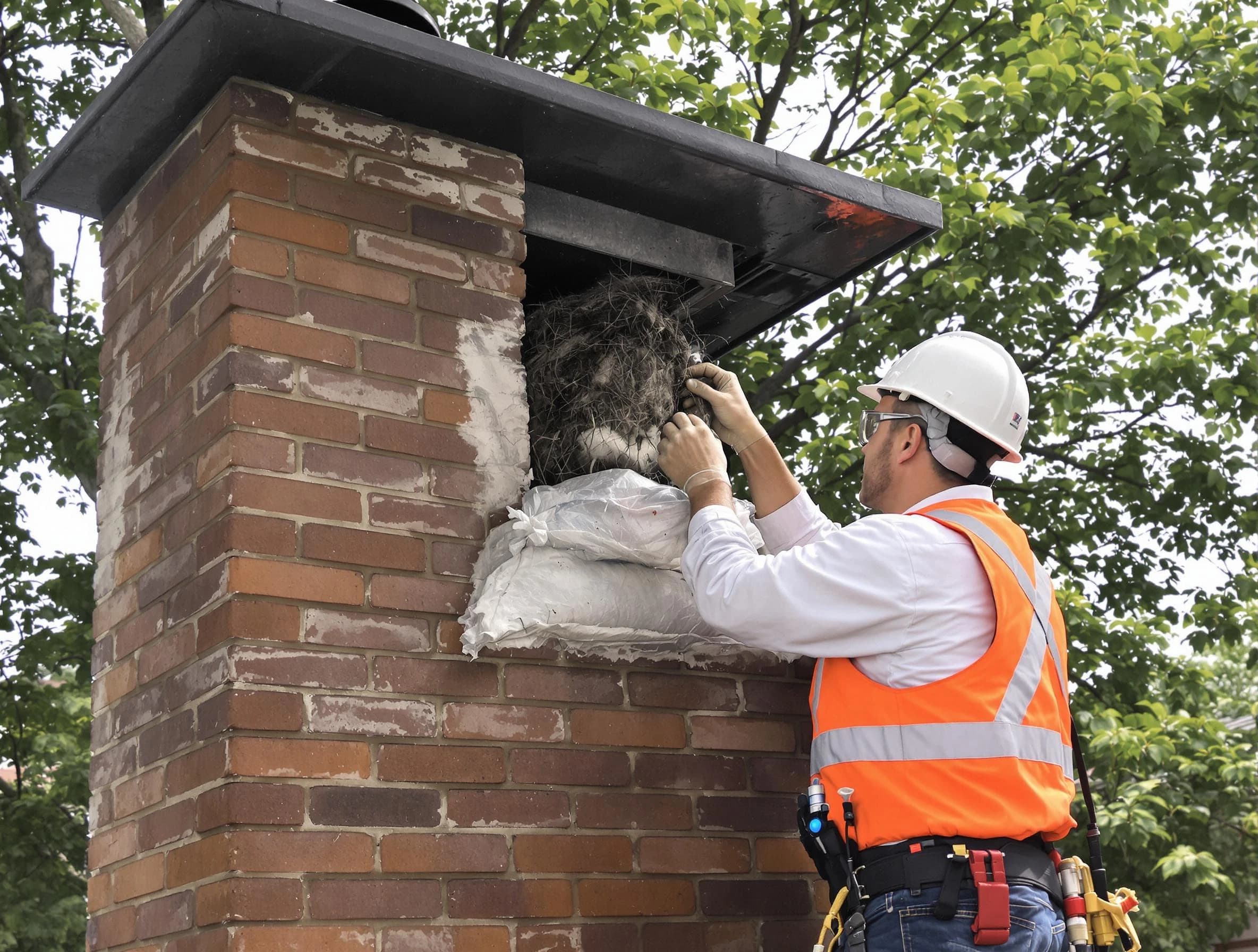 Humane removal of debris and animals by South Jordan Chimney Sweep in South Jordan, UT