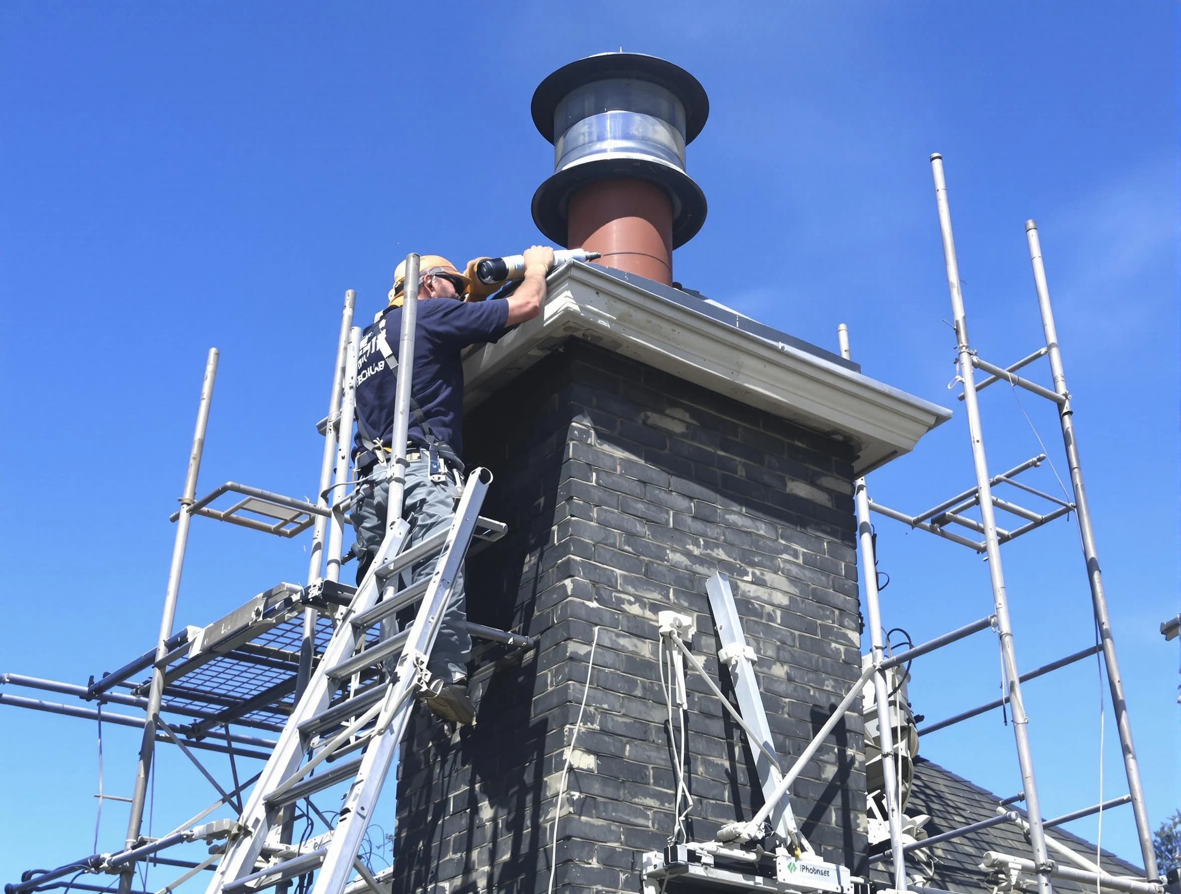 Sturdy chimney crown finished by South Jordan Chimney Sweep in South Jordan, UT