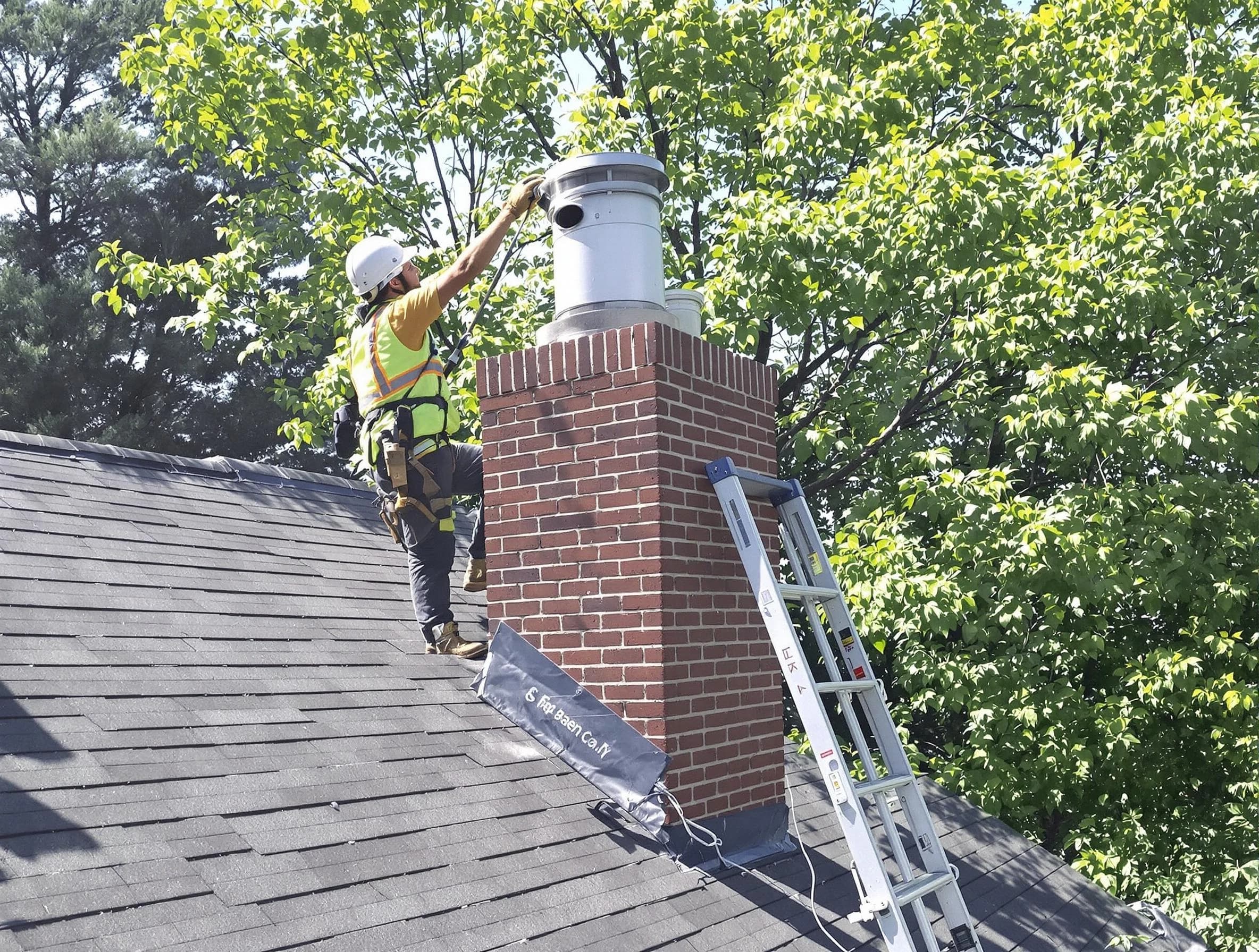 Chimney liner inspection by South Jordan Chimney Sweep in South Jordan, UT