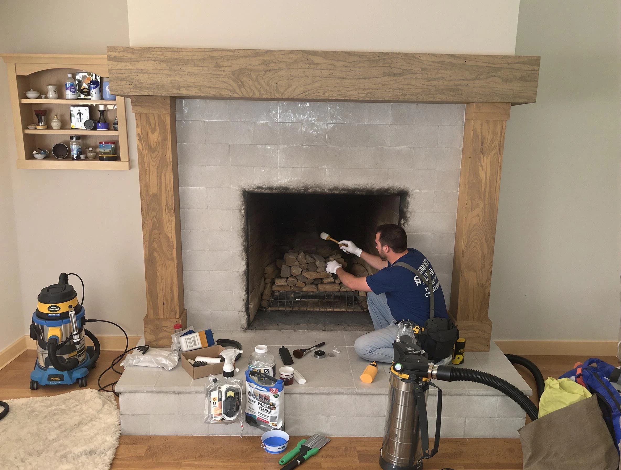 Detailed creosote removal process by South Jordan Chimney Sweep in South Jordan, UT