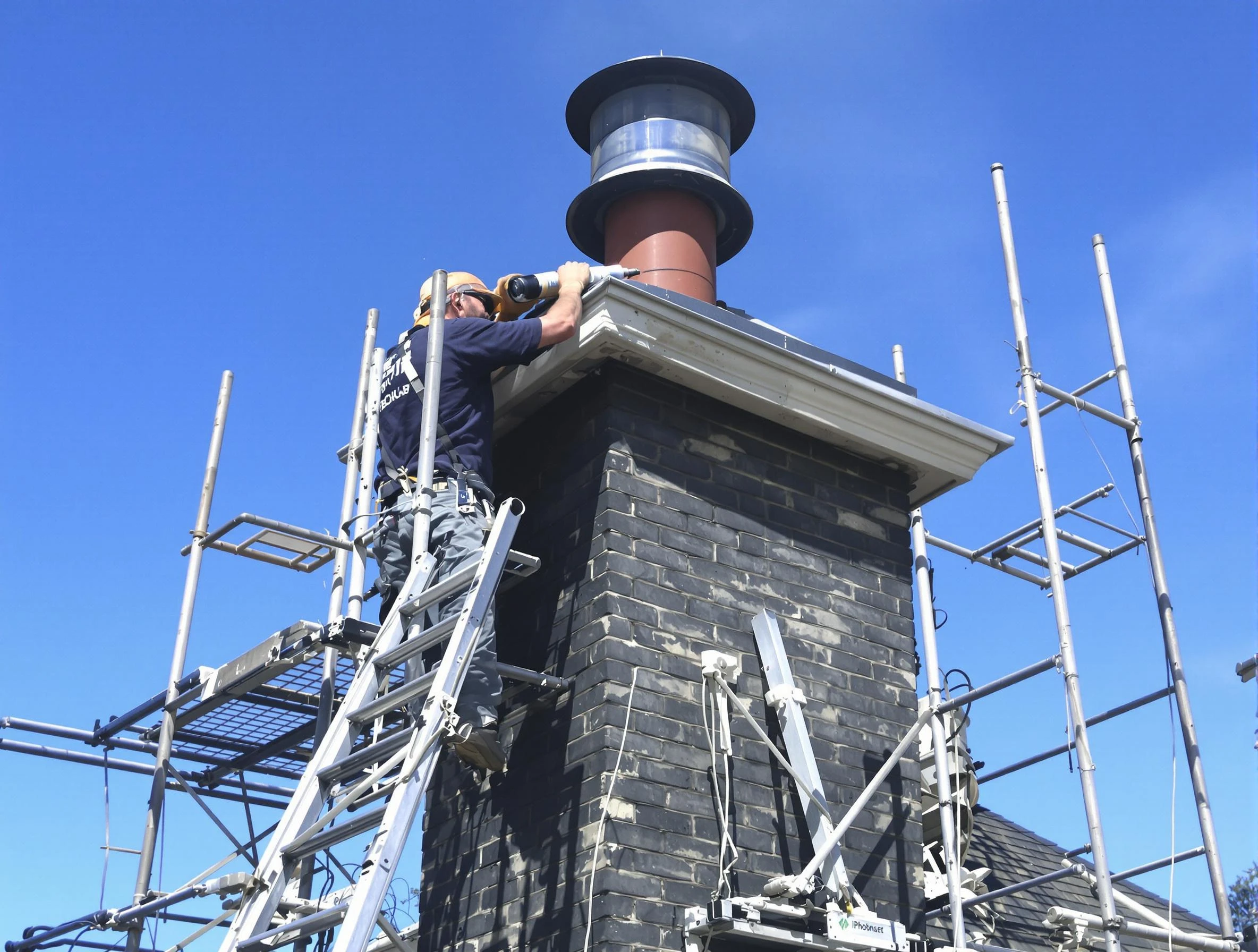 Sturdy chimney crown finished by South Jordan Chimney Sweep in South Jordan, UT