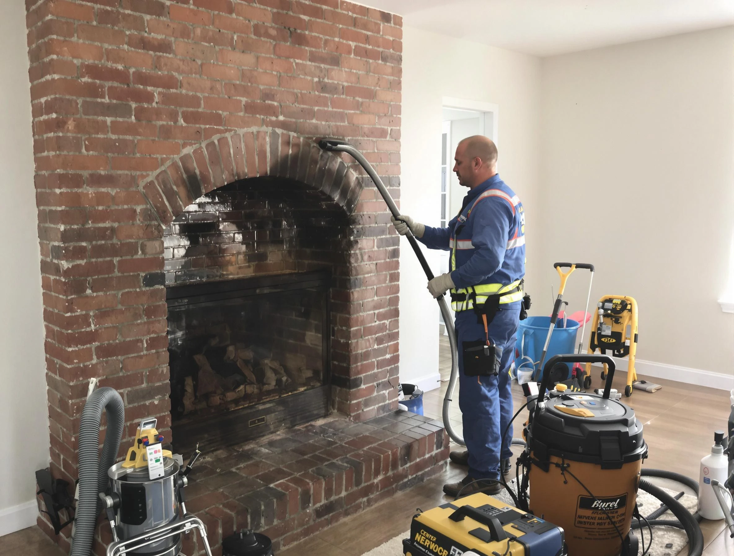 South Jordan Chimney Sweep expert performing detailed chimney sweep in South Jordan, UT