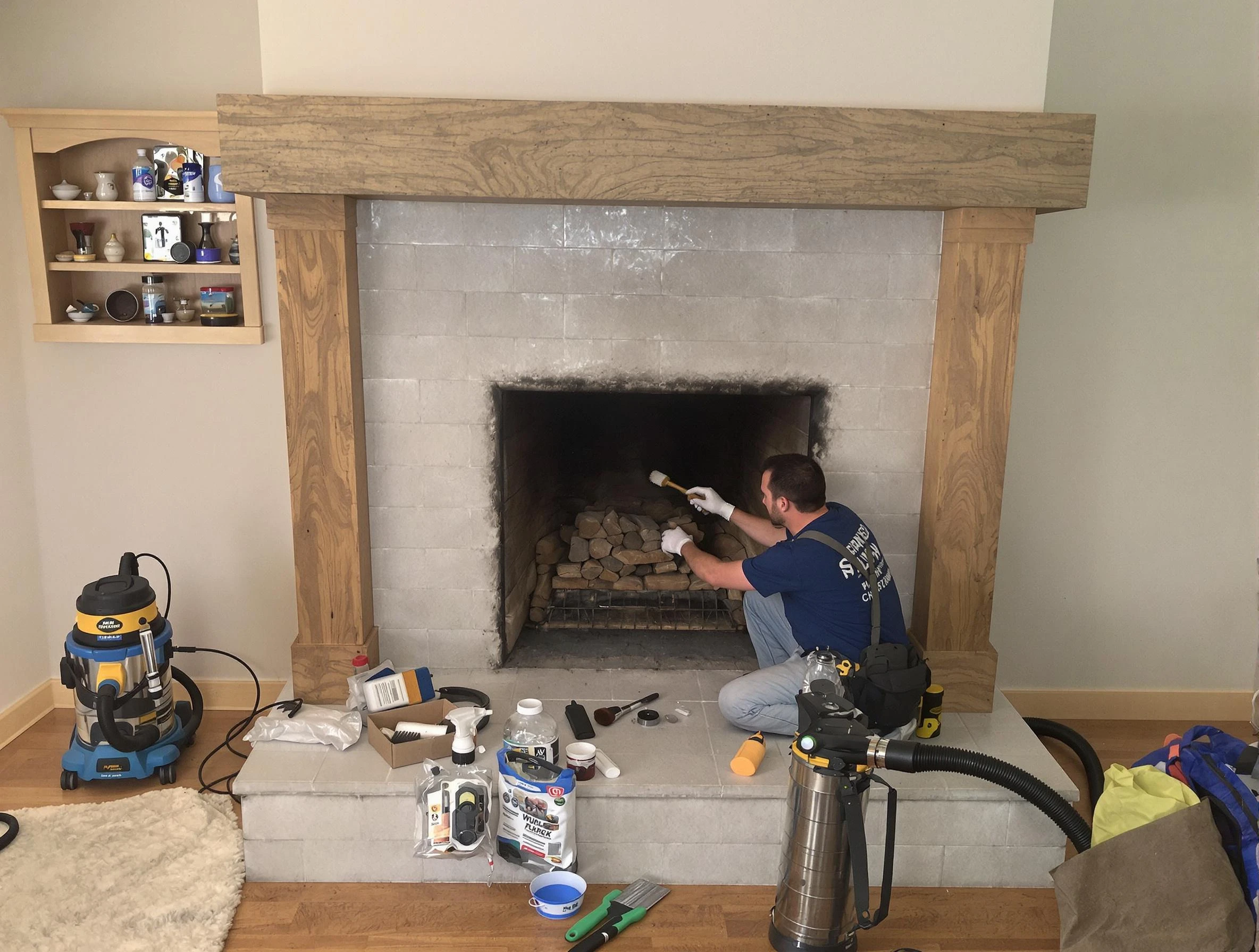 Detailed creosote removal process by South Jordan Chimney Sweep in South Jordan, UT